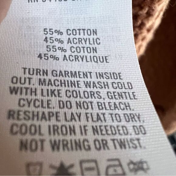 Aerie Oversized Womens Inside Out Scoop Neck Sweater Size Small Cotton Casual‎ - Picture 7 of 8